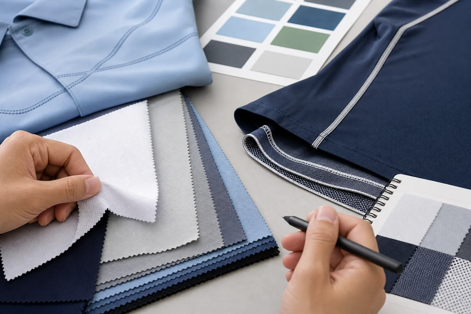 Fabric and fit review for golf clothing manufacturing buyers