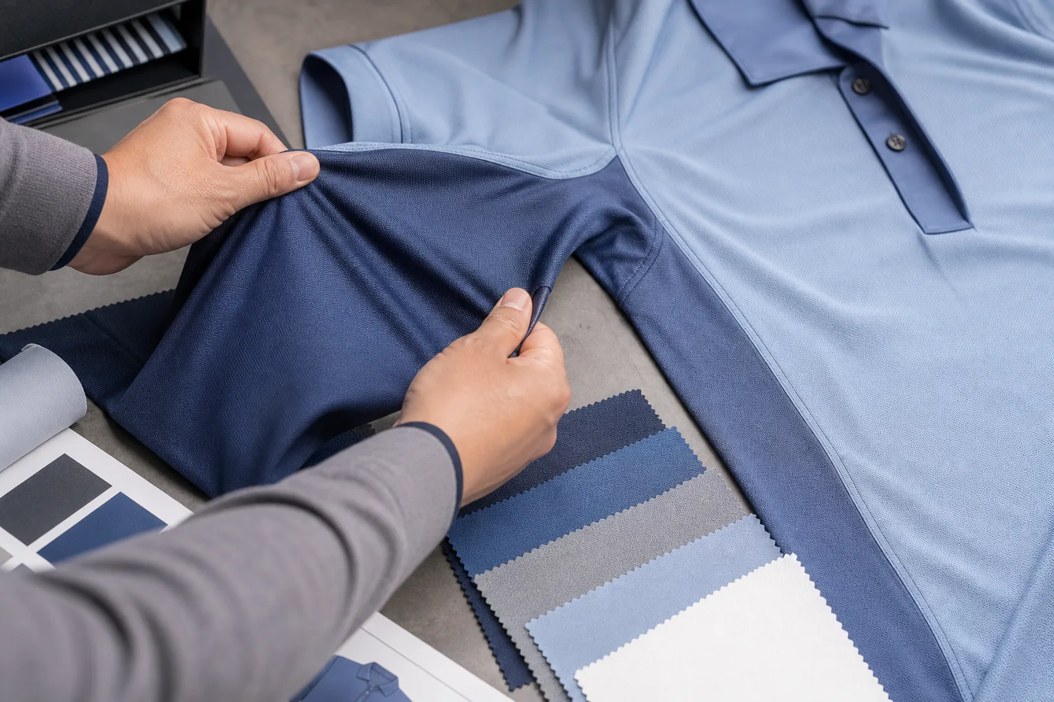 Fabric and fit review for golf clothing manufacturing buyers