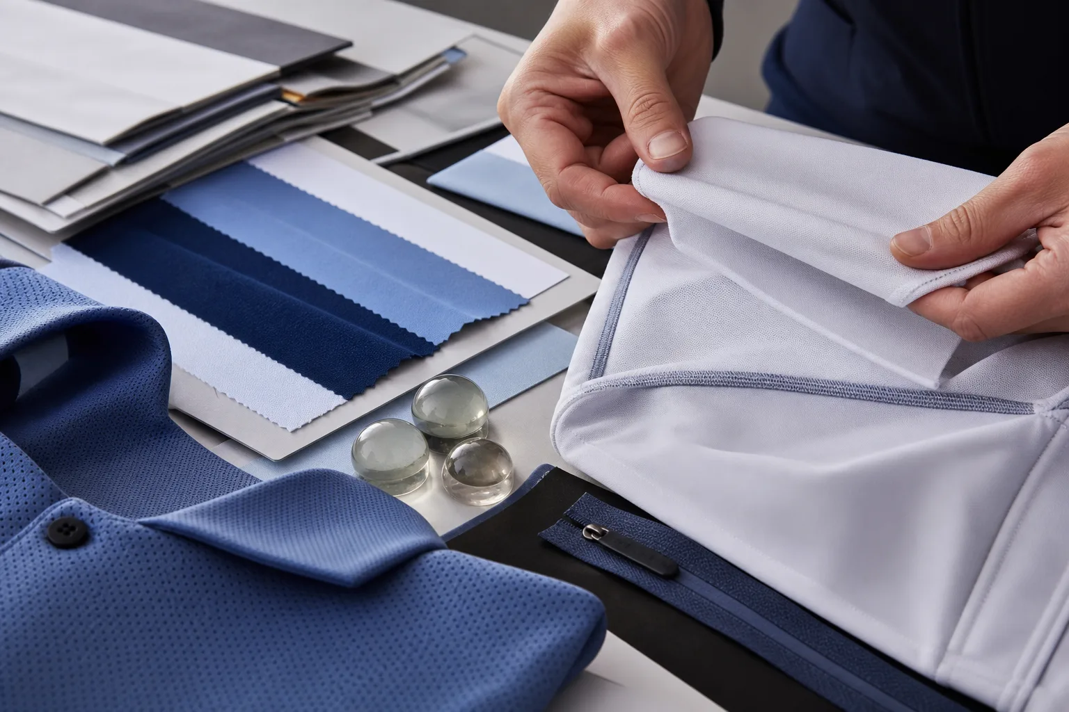Fabric and fit review for golf clothing manufacturing buyers