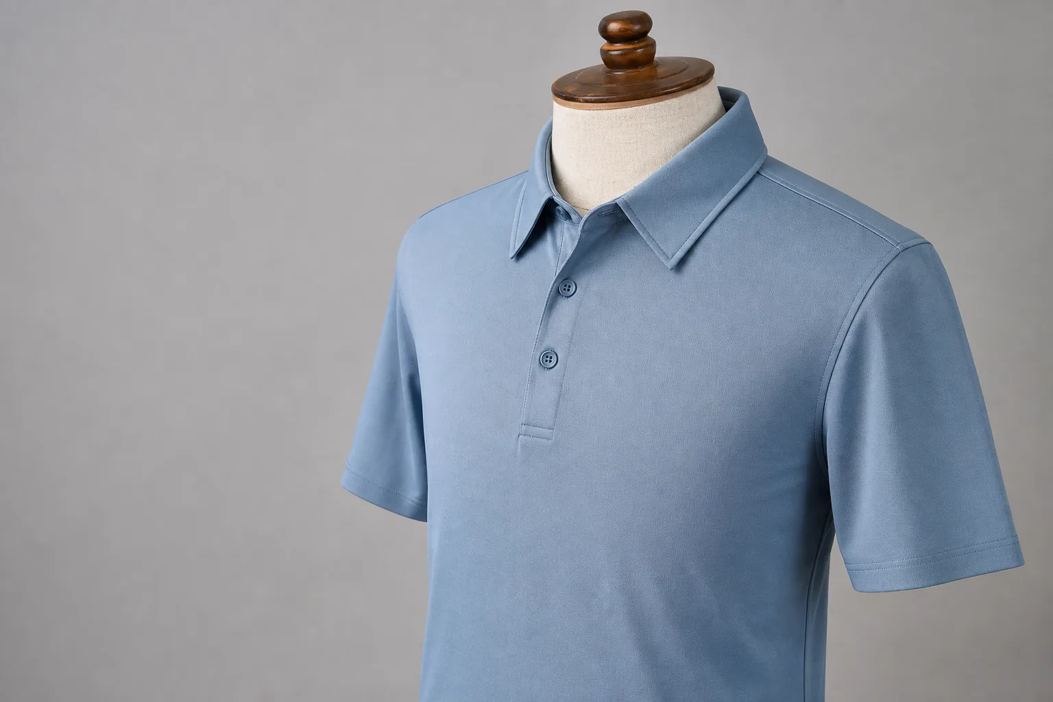 Custom golf polo with embroidered chest logo detail