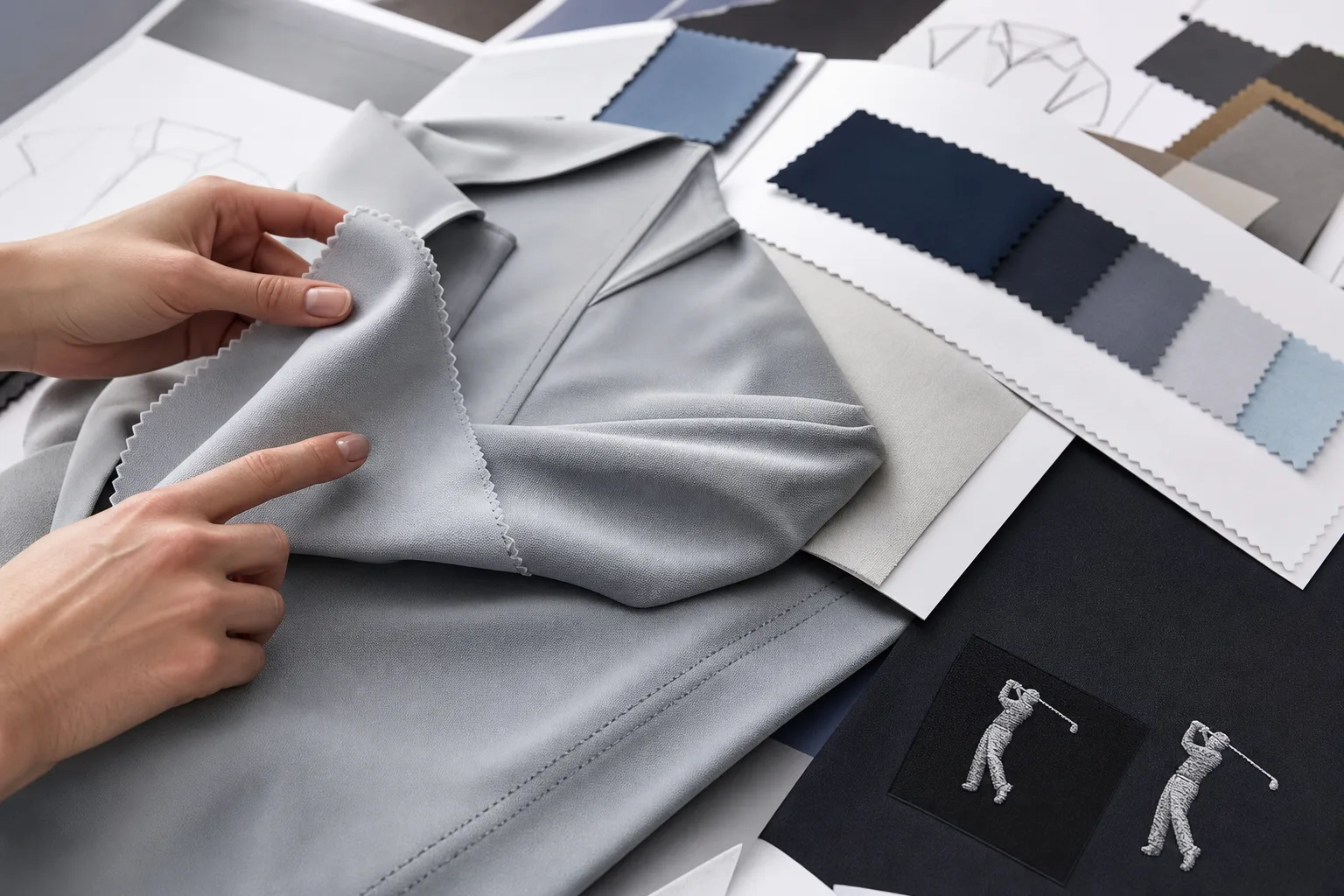 Fabric and fit review for golf clothing manufacturing buyers