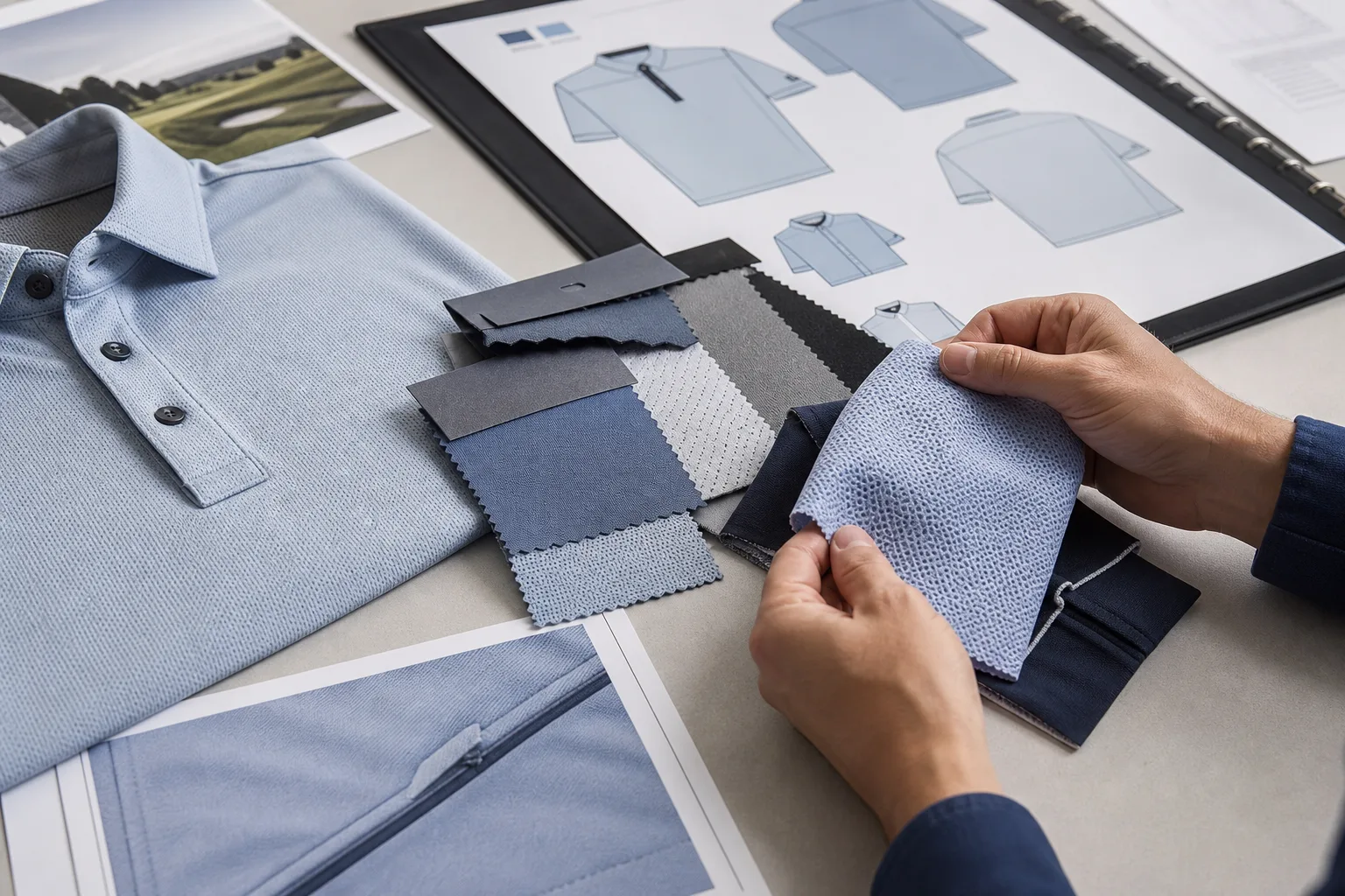 Fabric and fit review for golf clothing manufacturing buyers