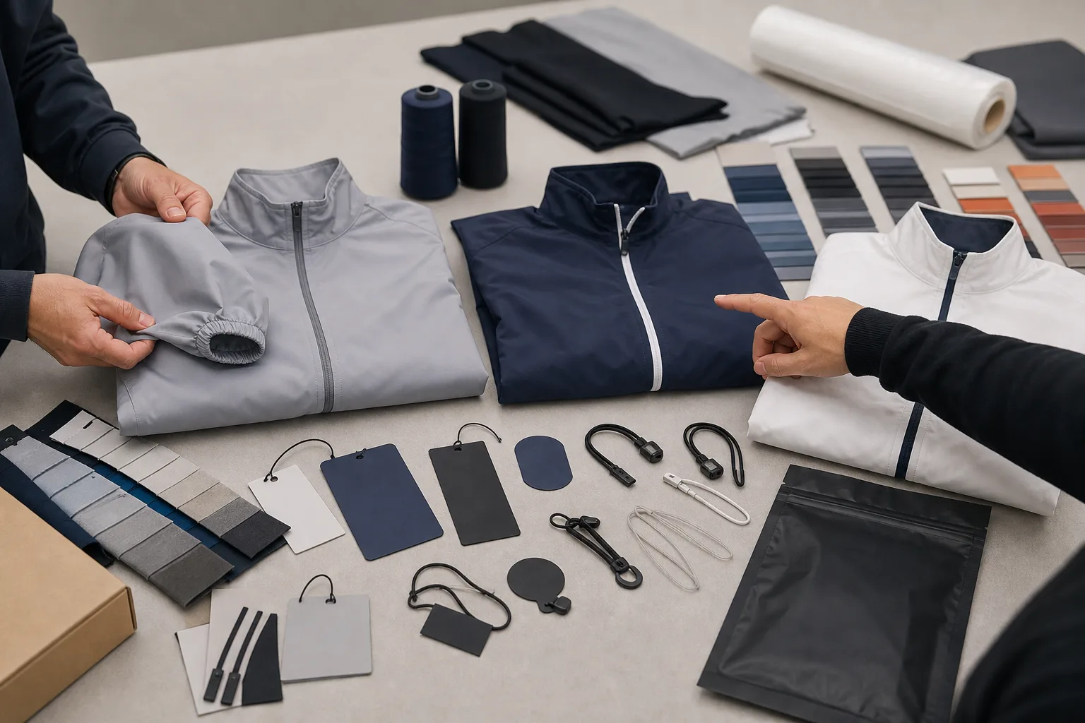 Private label branding preparation for golf clothing manufacturing buyers