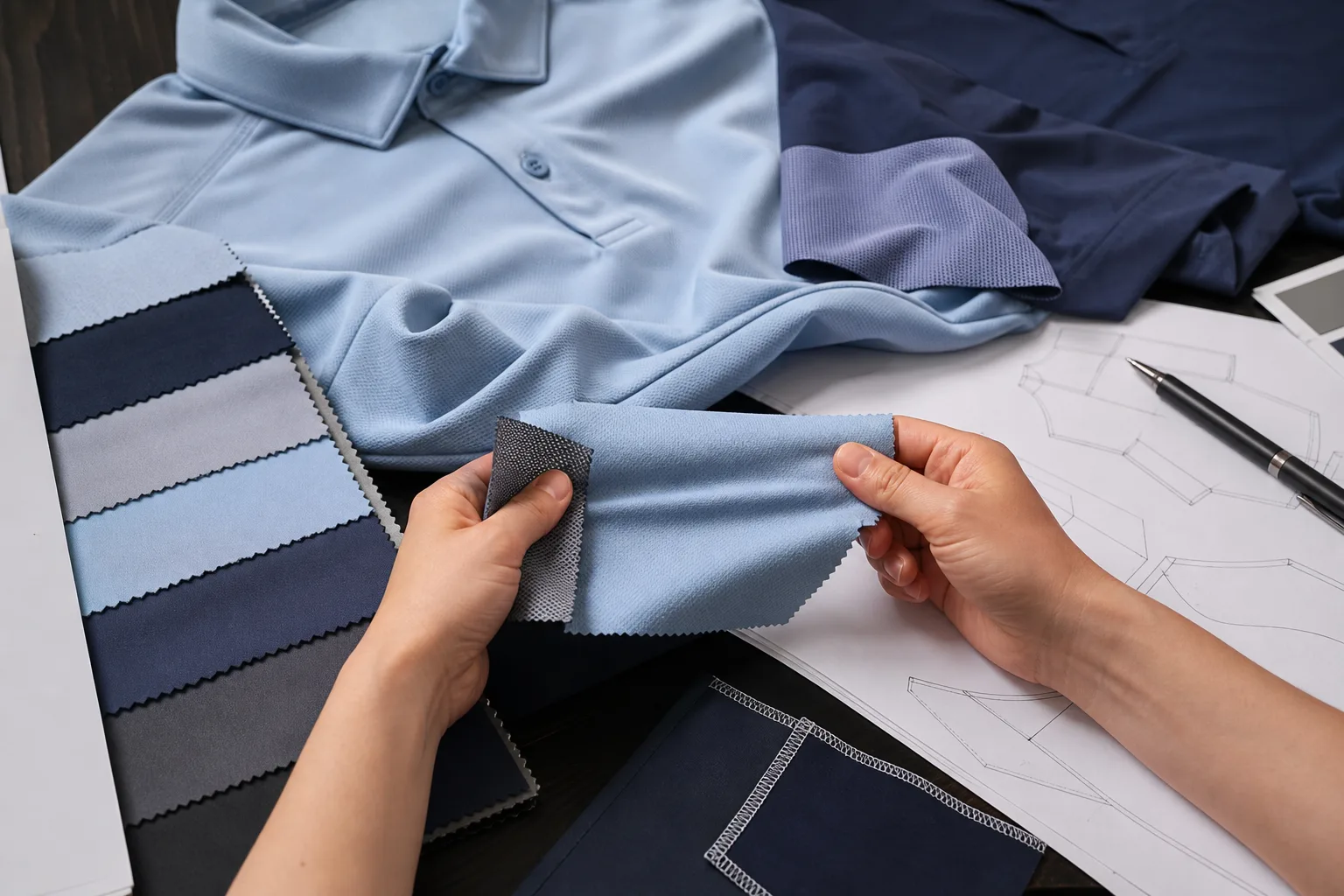 Fabric and fit review for golf clothing manufacturing buyers