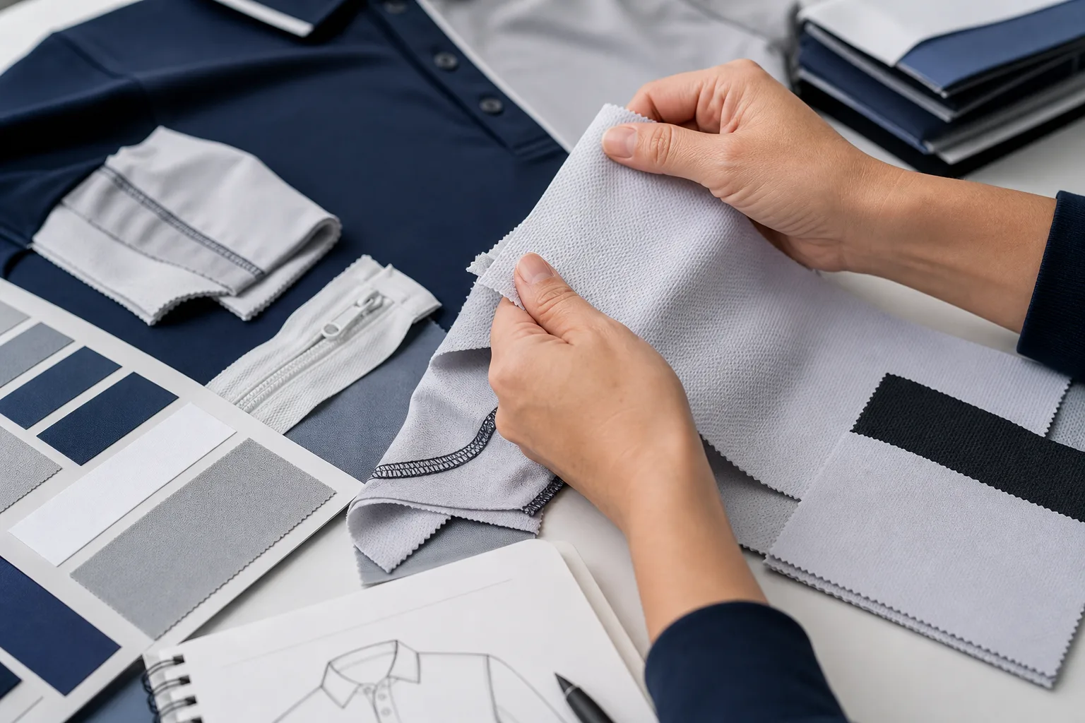 Fabric and fit review for golf clothing manufacturing buyers