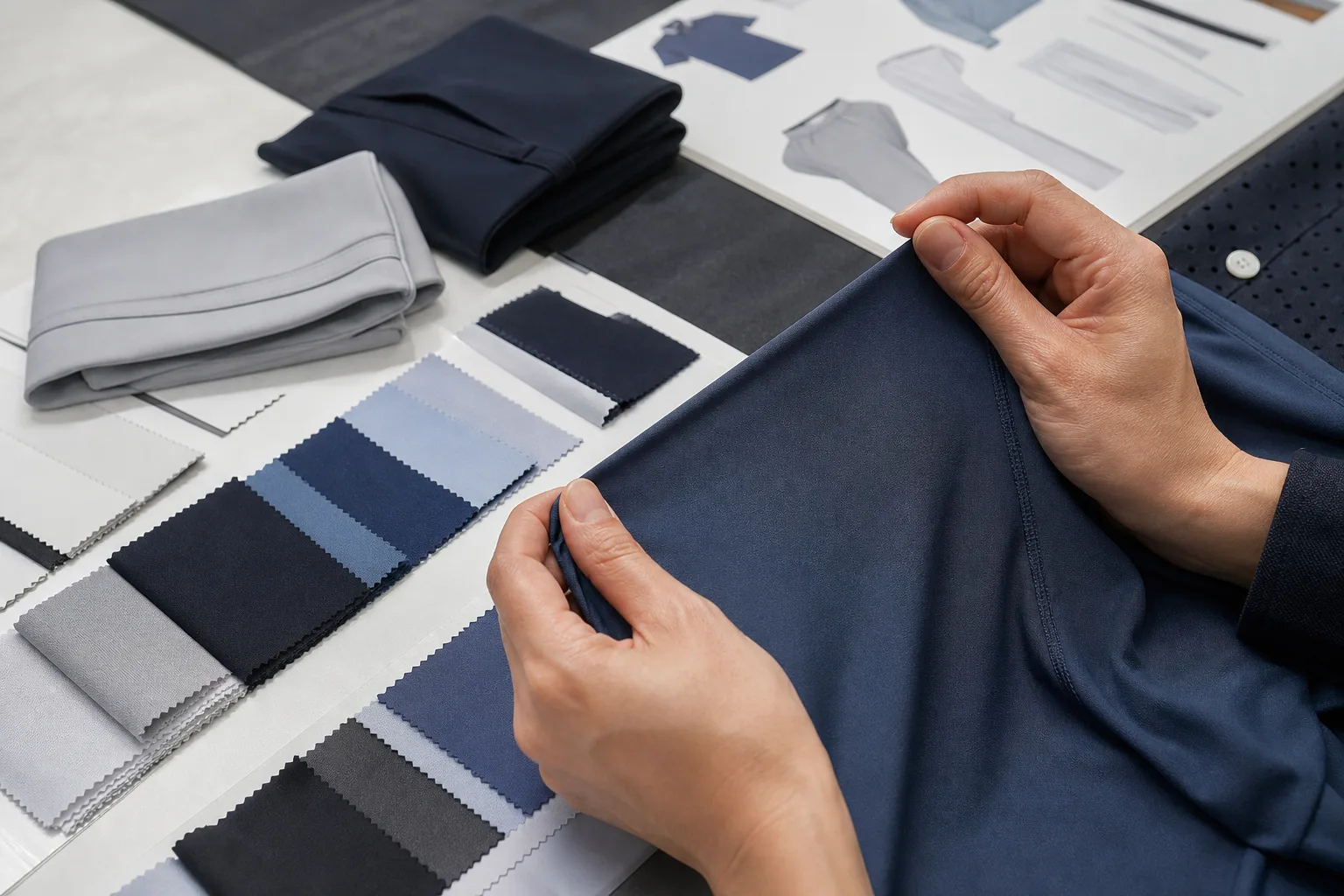 Fabric and fit review for golf clothing manufacturing buyers