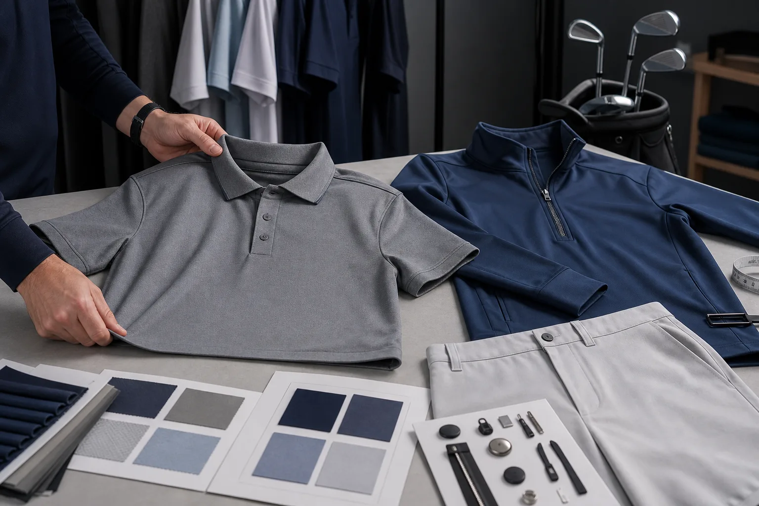 Golf clothing development review for golf clothing manufacturing buyers