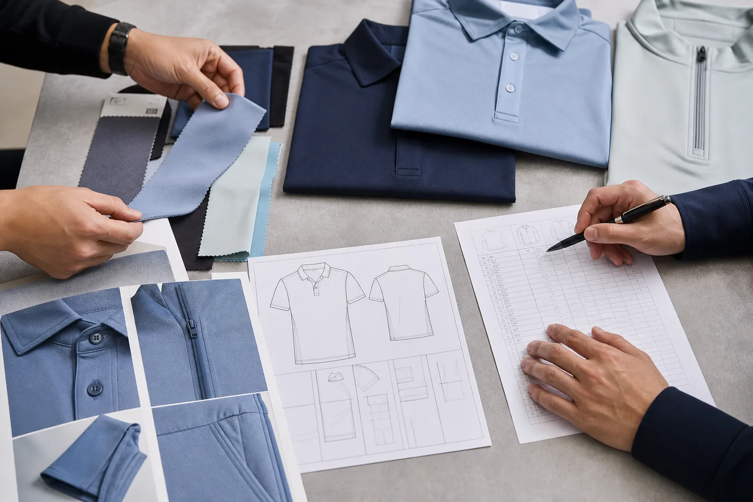 Golf clothing development review for golf clothing manufacturing buyers