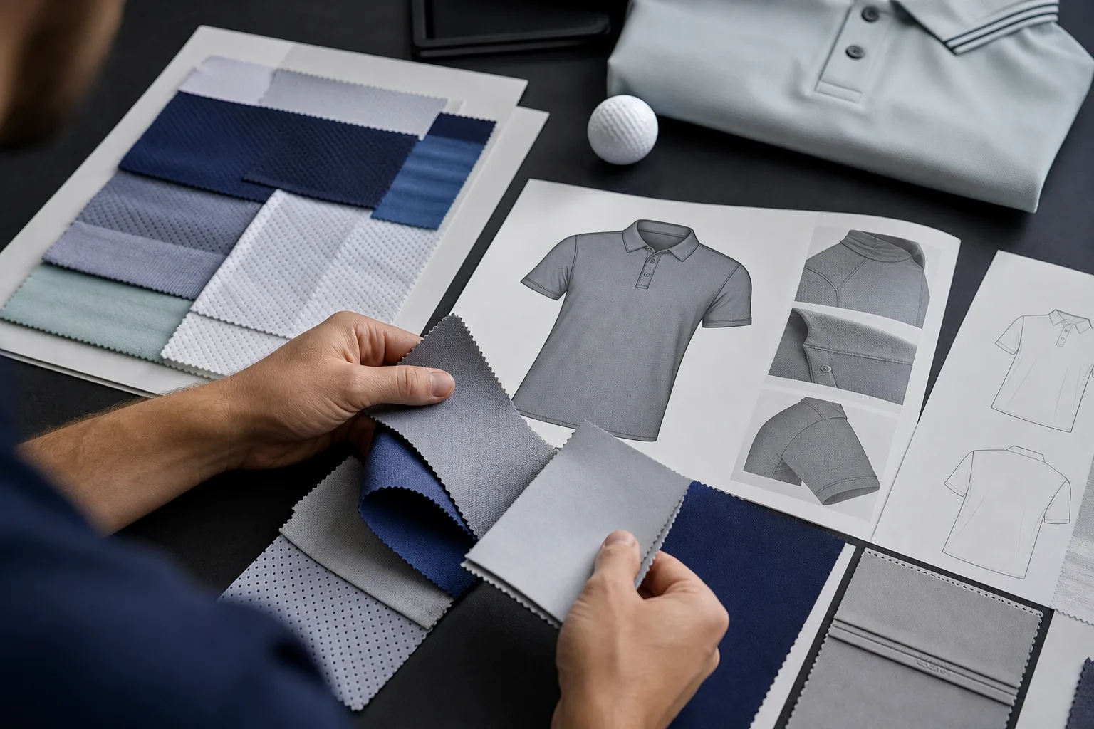 Fabric and fit review for golf clothing manufacturing buyers